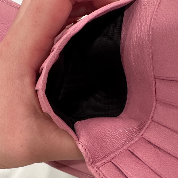 Yves Saint Laurent Pink and Beige wallet. - Picture 12 of 13